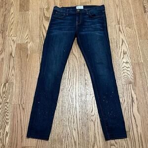 CURRENT ELLIOTT SHOWGIRL RHINESTONE JEANS SIZE 27‎